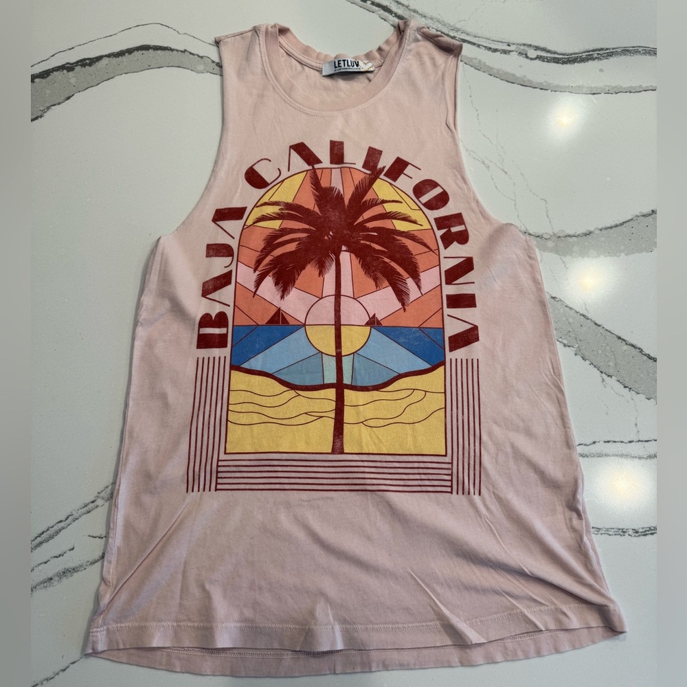 Letluv for Anthropologie Baja California Tank Top Size XS